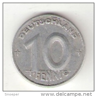 *DDR 10 Pfennig 1950 A  Km 3  Vf - 10 Pfennig