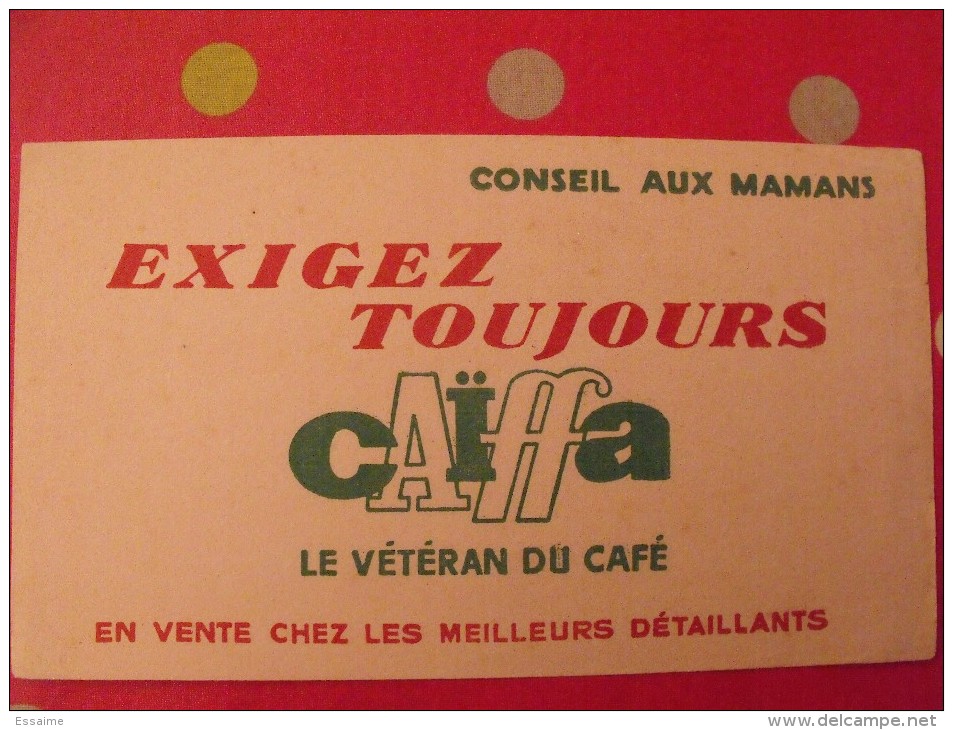 Buvard Café Caïffa.  Vers 1950. - Kaffee & Tee