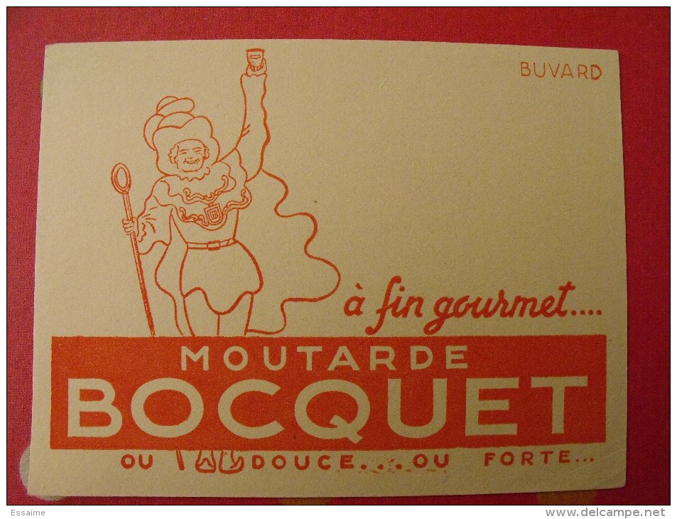 Buvard Moutard Bocquet. Vers 1950. - Mostard