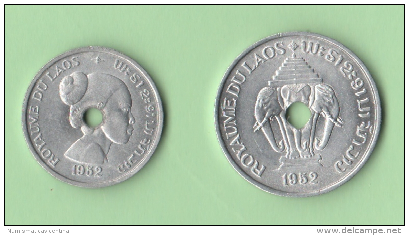 Laos 10 + 20 Cents 1952 - Laos