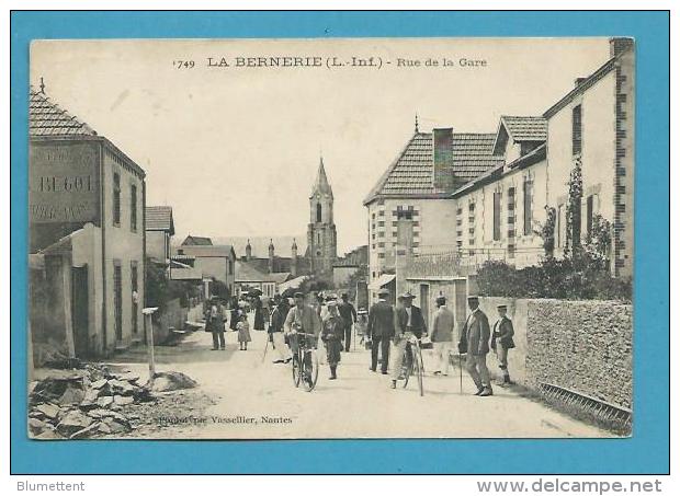 CPA 1749 - Rue De La Gare LA BERNERIE 44 - La Bernerie-en-Retz