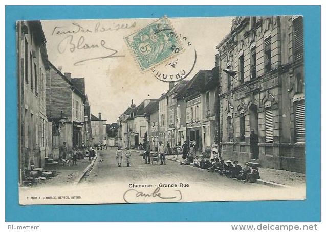 CPA Grande Rue CHAOURCE 10 - Chaource