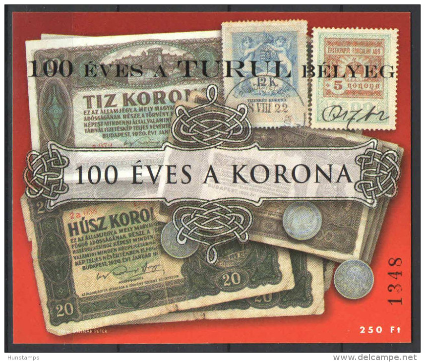 Hungary 2000. Turul Centenary Commemorative Sheet Special Catalogue Number: 2000/02. - Feuillets Souvenir