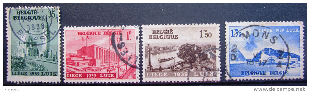 BELGIQUE             N° 484/487                 OBLITERE - Used Stamps
