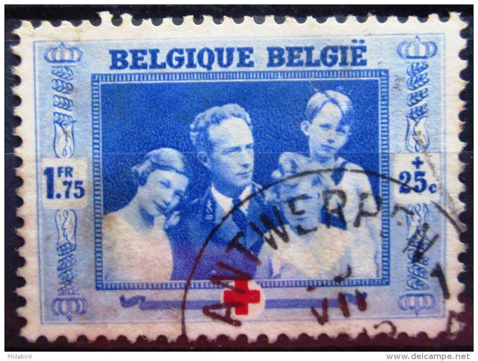 BELGIQUE             N° 501                 OBLITERE - Used Stamps