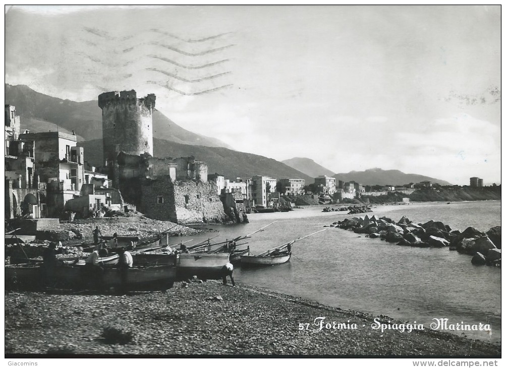 FORMIA - SPIAGGIA  MARINARA - VIAGGIATA - - Altri & Non Classificati