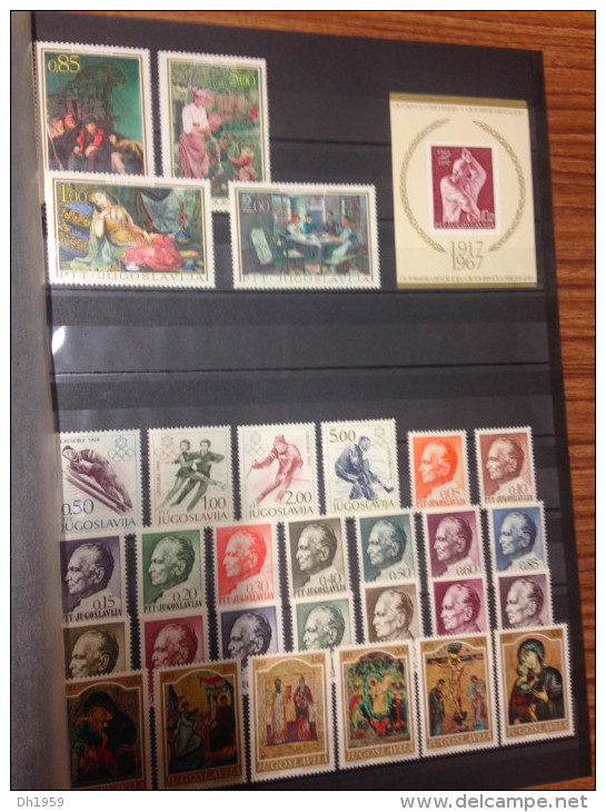 YOUGOSLAVIE JUGOSLAWIEN COLLECTION PERIODE1964 - 1983 MNH NSC ** PHOTOS !!! A ETUDIER !!! - Collections, Lots & Séries