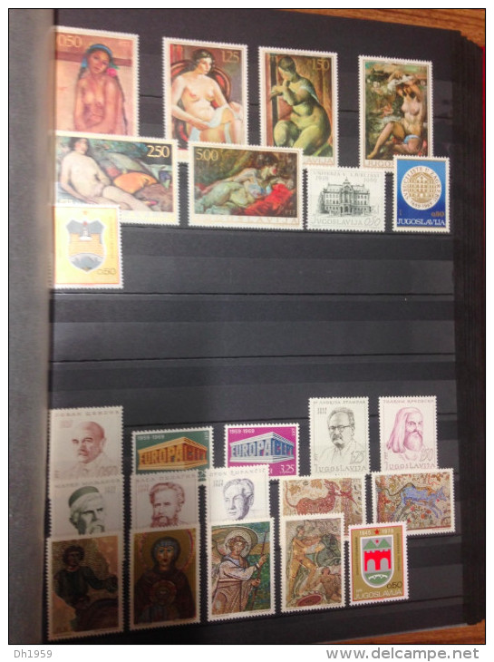 YOUGOSLAVIE JUGOSLAWIEN COLLECTION PERIODE1964 - 1983 MNH NSC ** PHOTOS !!! A ETUDIER !!!