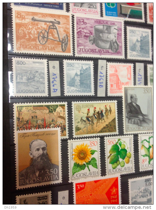 YOUGOSLAVIE JUGOSLAWIEN COLLECTION PERIODE1964 - 1983 MNH NSC ** PHOTOS !!! A ETUDIER !!!