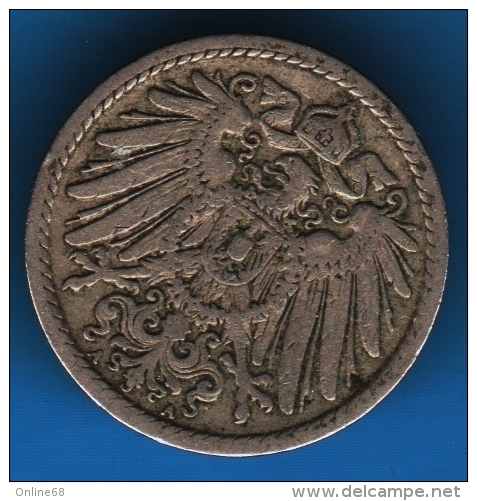 DEUTSCHES REICH 5 PFENNIG 1899 A - 5 Pfennig