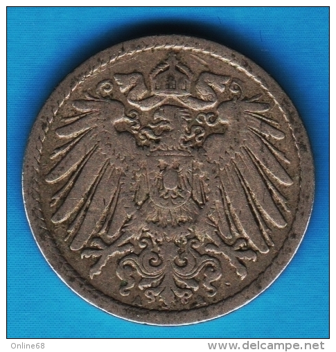 DEUTSCHES REICH 5 PFENNIG 1899 A