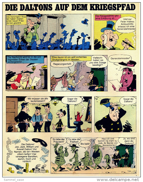 Comics Lucky Luke : Die Daltons Auf Dem Kriegspfad  ,  Band 60  Von 1990  ,  Delta Verlag - Altri & Non Classificati