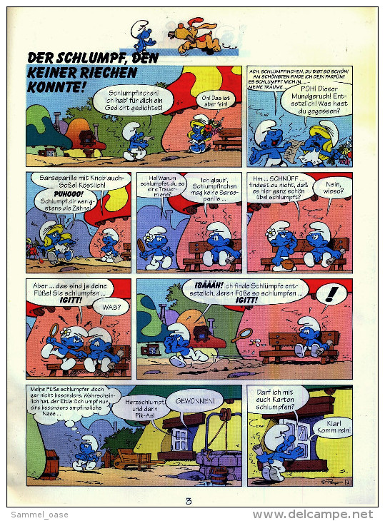 Comics  Die Schlümpfe : Der Schlumpf Den Keiner Riechen Konnte  , Nr. 60  Bastei Verlag - Sonstige & Ohne Zuordnung