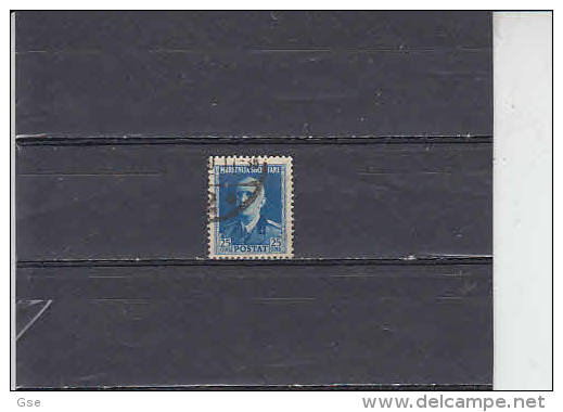 ALBANIA  1939-40 - Yvert  263° - V.E. - Serie Corrente - Albanie