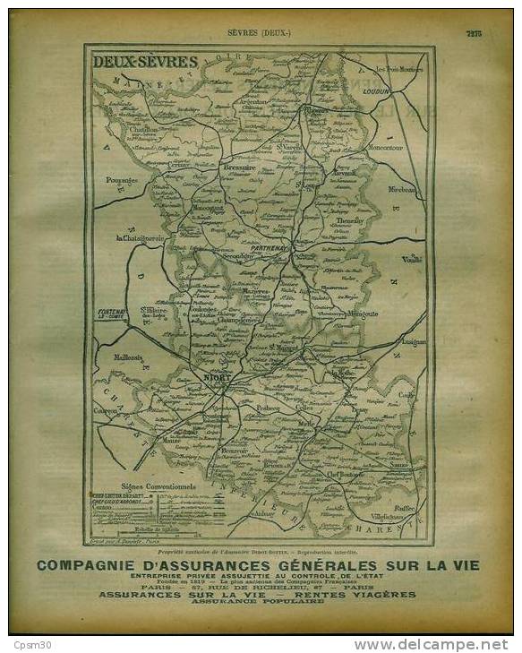 ANNUAIRE - 79 - Département Deux-Sèvres - Année 1930 - édition Du DIDOT-BOTTIN - 39 Pages - Telefonbücher