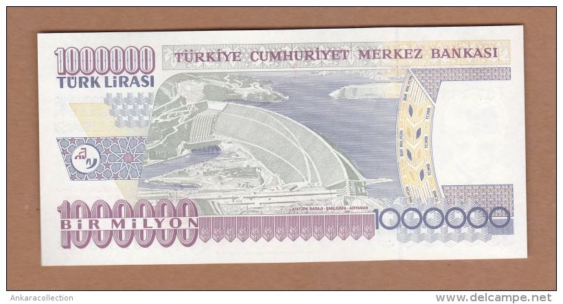 AC - TURKEY- 7TH EMISSION 1 000 000 TL S 01 000 663 UNCIRCULATED - Turkije