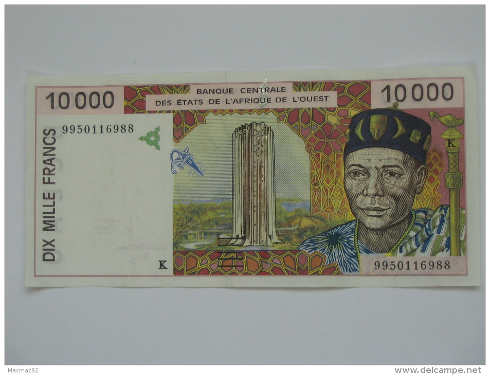 10 000 Dix Mille Francs  - SENEGAL - Banque Centrale Des états De L´Afrique De L´ouest **** EN ACHAT IMMEDIAT **** - Sénégal