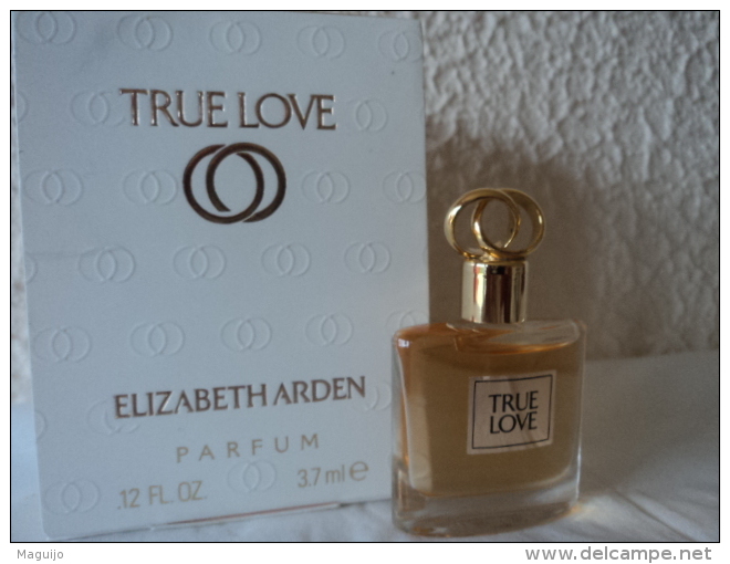 ELIZABETH ARDEN "  TRUE LOVE"  MINI  PARFUM 3,7 ML  LIRE ET VOIR!! - Miniatures Womens' Fragrances (in Box)