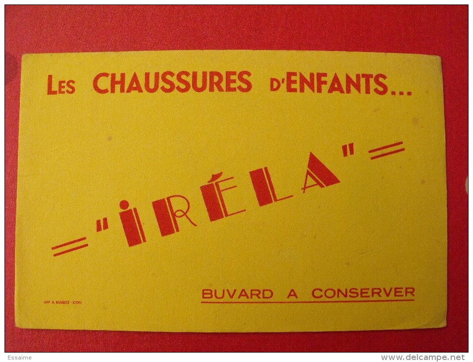 Buvard Iréla. Chaussures D'enfants. Vers 1950 - Scarpe