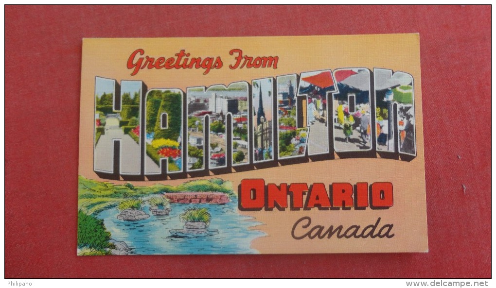 Canada > Ontario> Hamilton  Greetingsef 1958 - Hamilton