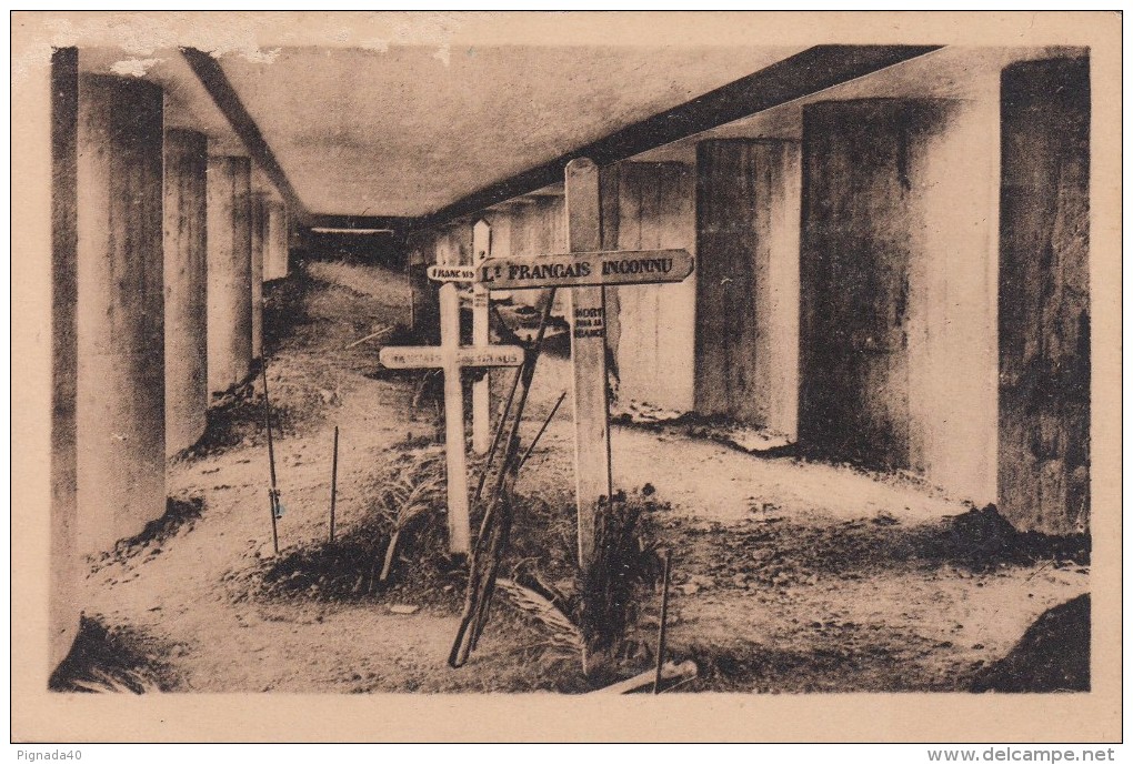 Cp , 55 , VERDUN , Monument De La Tranchée Des Baïonnettes , Vue Intérieure - Verdun