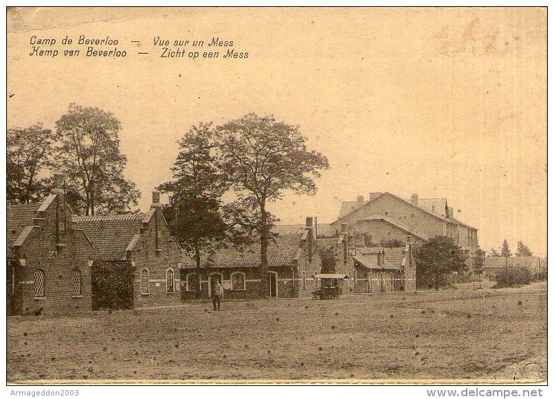 B47 /CPA HANP VAN BEVERLOO ZICHT OP EEN MESS - CAMP DE BERVERLOO VUE SUR UN MESS ANIME NEUVE NON VOYAGEE VOIR DOS - Leopoldsburg (Camp De Beverloo)