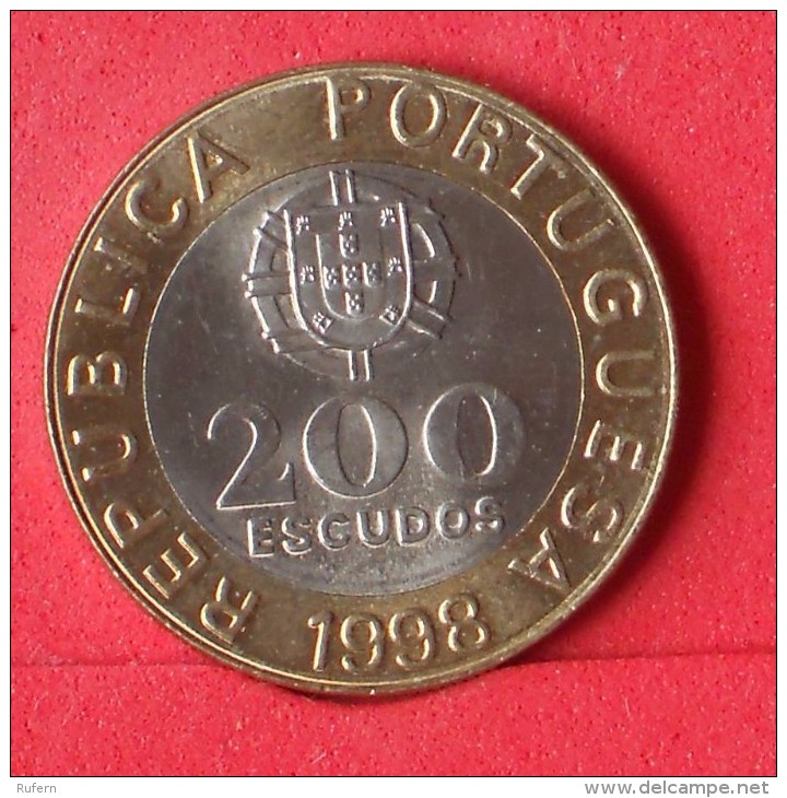 PORTUGAL  200  ESCUDOS  1998   KM# 655  -    (Nº12564) - Portogallo