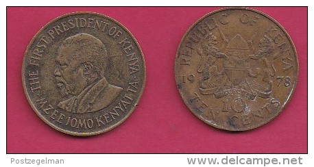 KENYA, 1978,  10 Cents, XF, KM 11,  C2858 - Kenia