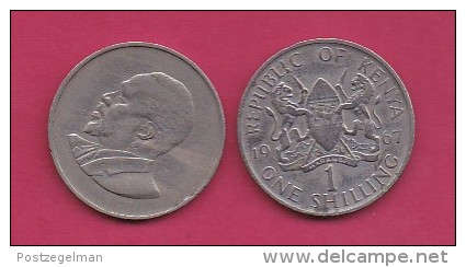 KENYA, 1967,  1 Shilling, VF, KM 5,  C2860 - Kenia