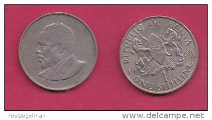 KENYA, 1968,  1 Shilling, VF, KM 5,  C2861 - Kenia