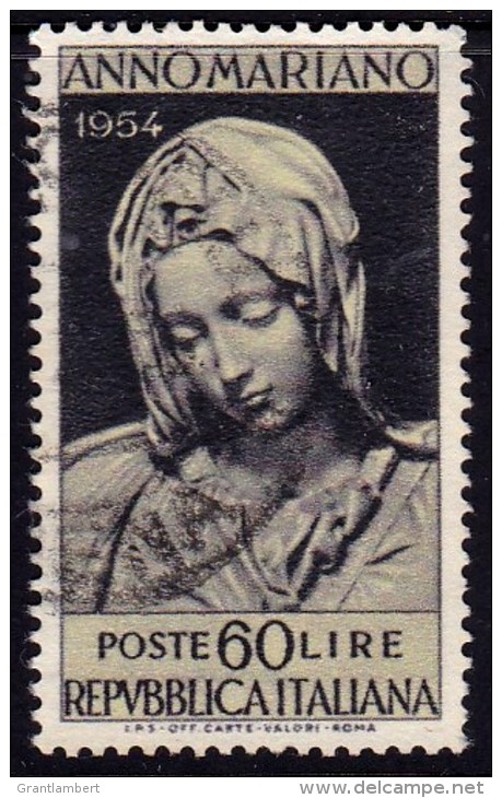 Italy 1954 Termination Of Marian Year - Madonna Used  60l  SG 878 - 1946-60: Used