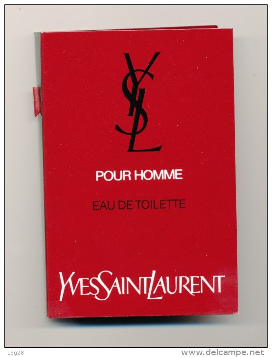 YVES SAINT LAURENT - Echantillons (tubes Sur Carte)