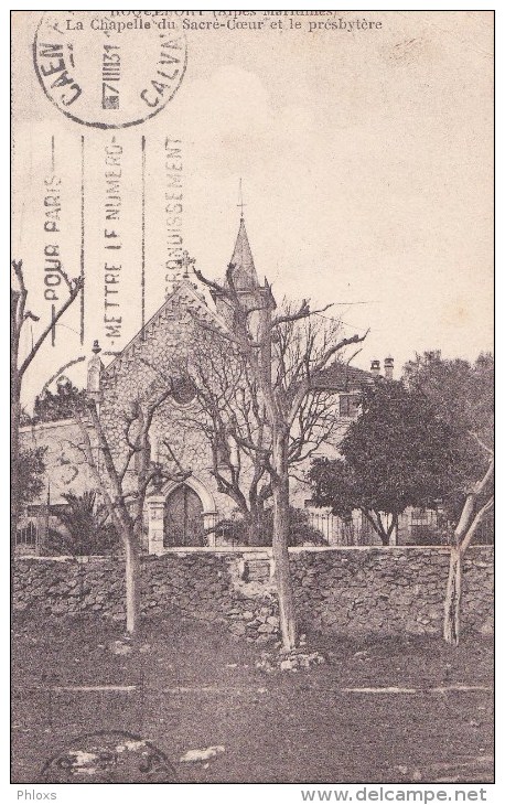 ROQUEFORT/06/La Chapelle Du Sacré-Coeur Et Le Presbytère/ Réf:C3350 - Autres & Non Classés