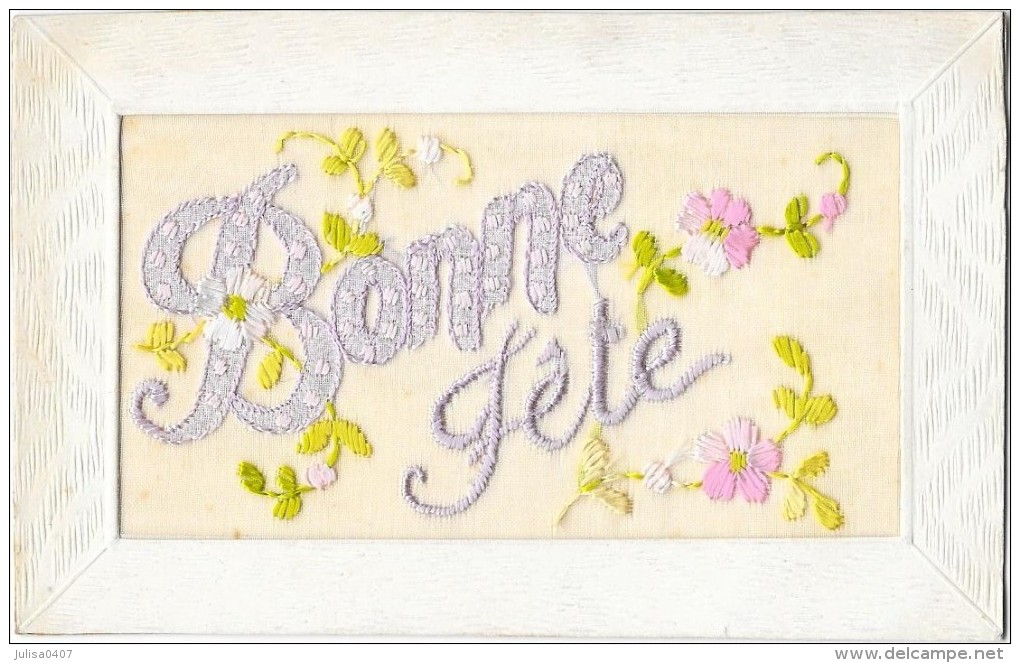 FANTAISIE BRODEE BONNE FETE - Embroidered