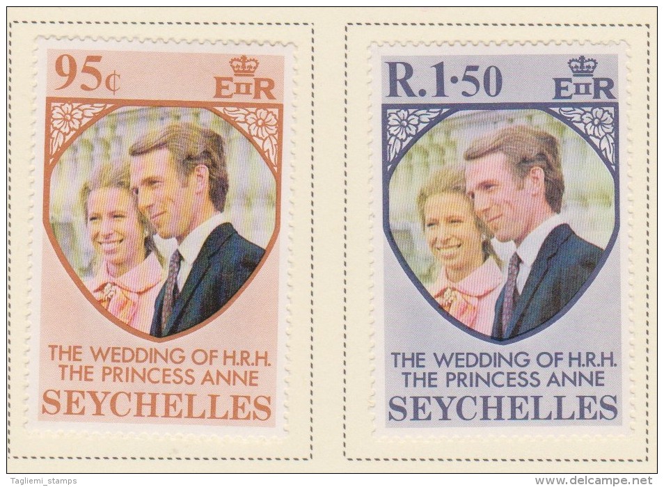 Seychelles, 1973, SG 321 - 322, Mint Hinged - Seychellen (...-1976)