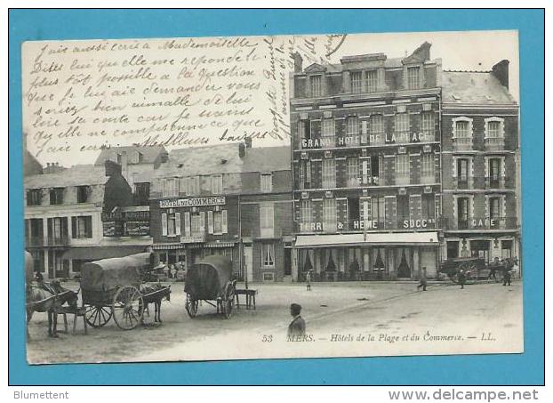 CPA 53 - Hôtels De La Plage Et Du Commerce MERS 80 - Mers Les Bains