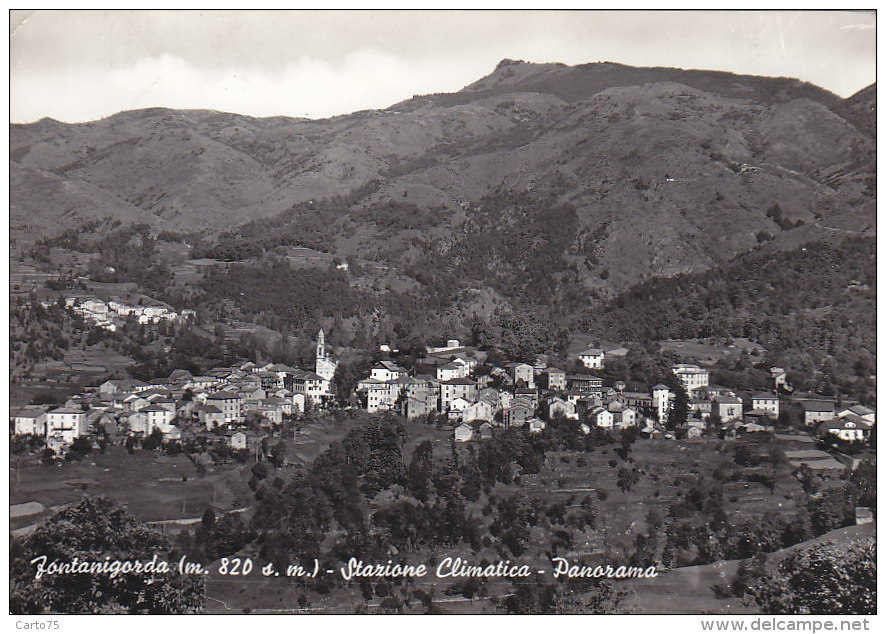 Italie - Fontanigorda - Panorama - 1957 - Genova (Genoa)