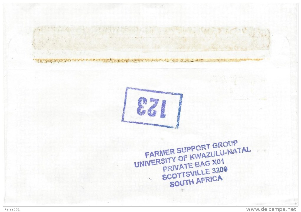 South Africa 2011 Scottsville Permit P4002124 Mail Cover - Cartas & Documentos