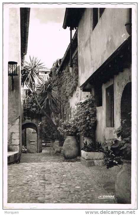 14628. Postal  CAGNES Sur MER (Alpes Matitimes) 1952. Vieille Ville. Porte Saint Roch - Cartas & Documentos