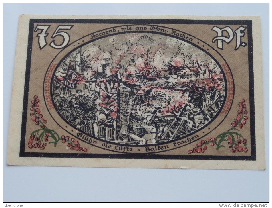 75 Pfennig WAFUNGEN Anno 1921 ( 2 Stuck ) ( For Grade, Please See Photo ) ! - [11] Emissions Locales