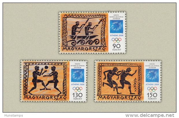 Hungary 2004. Summer Olimpic Games, Athen Set MNH (**) Michel: 4872-4874 / 4.80 EUR - Ongebruikt