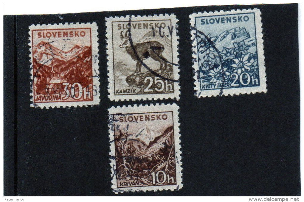 B - 1940 Slovacchia - Used Stamps