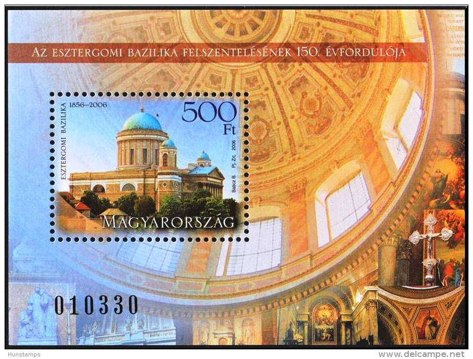 Hungary 2006. Basilica Of Esztergom City Nice Sheet MNH (**) Michel: Block 308. - Neufs