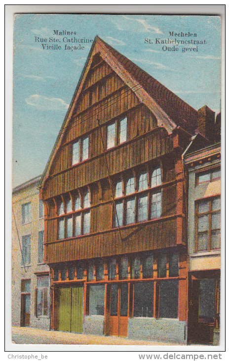 Mechelen, St Kathelynestraat, Oude Gevel (pk23284) - Mechelen