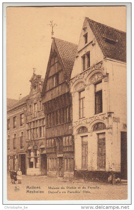 Mechelen, Duivel's En Paradijs' Huis (pk23289) - Malines