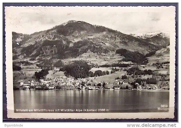 Alte Karte "MILLSTATT Am Millstättersee Mit Milstätter Alpe"  30er - Millstatt