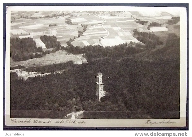 Alte Karte "CZORNEBOH  - Sächische Oberlausitz - Fliegeraufnahme" Bautzen 1935 - Bautzen