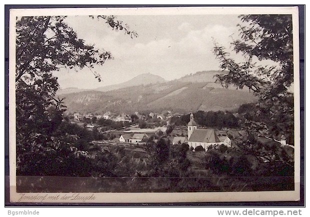 Alte Karte "Kurort JONSDORF Mit Der Lausche - Lausitzer Gebirge"  1937 - Goerlitz