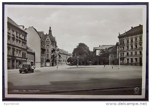 Alte Karte "LÖBAU - Neumarkt"  1937 - Loebau