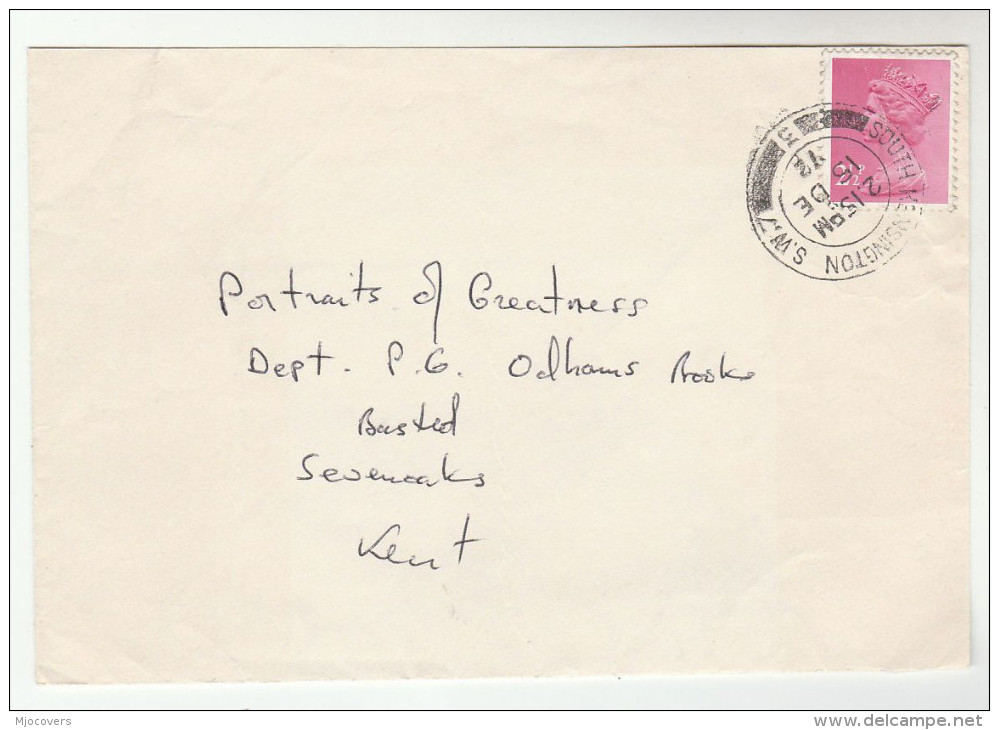 1972 SOUTH KENSINGTON Cds GB Stamps COVER - Lettres & Documents